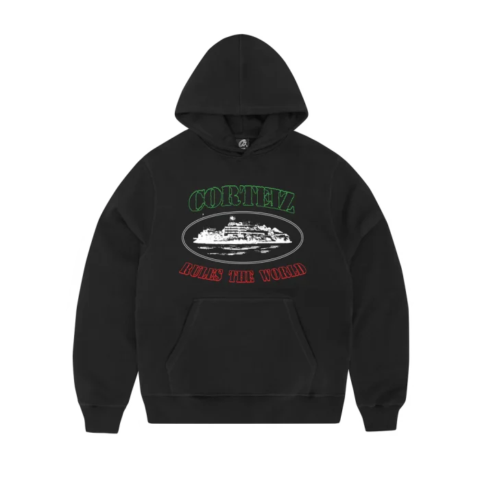 CORTEIZ OG ALCATRAZ ITALIA HOODIE [BLACK]