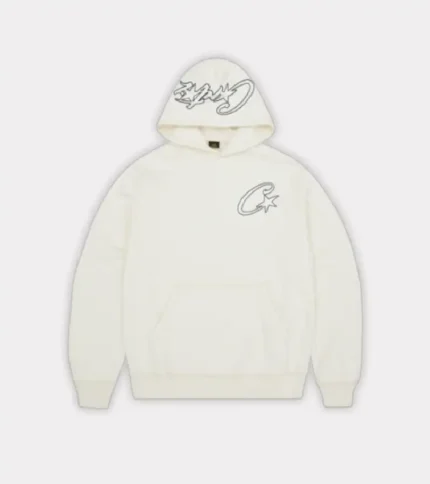 CORTEIZ SATIN C STAR APPLIQUÉ OFF WHITE TRACKSUIT