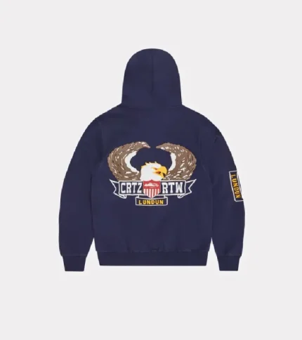 Corteiz Dipset Zip-Up Navy Tracksuit