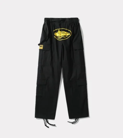 Corteiz Yella Guerillaz Cargos Black/Yellow