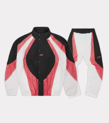 Corteiz Vertigo Shuku Black/Red Tracksuit