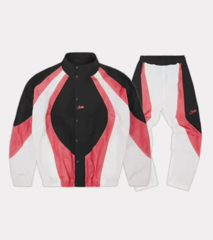 Corteiz Vertigo Shuku Black/Red Tracksuit