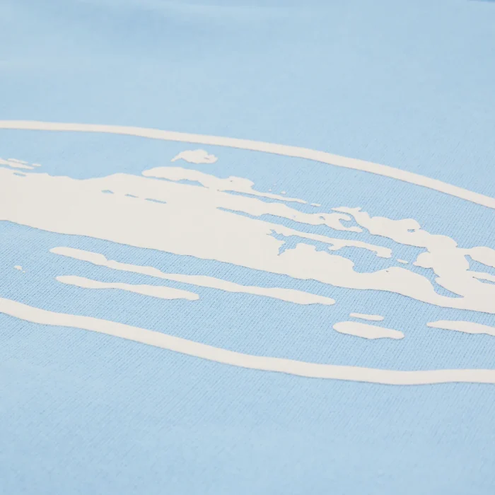 CORTEIZ ISLAND PUFF PRINT ZIP HOODIE [WASHED ROYAL]
