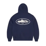 CORTEIZ ISLAND PUFF PRINT ZIP HOODIE [NAVY]