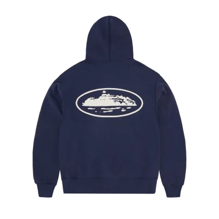 CORTEIZ ISLAND PUFF PRINT ZIP HOODIE [NAVY]