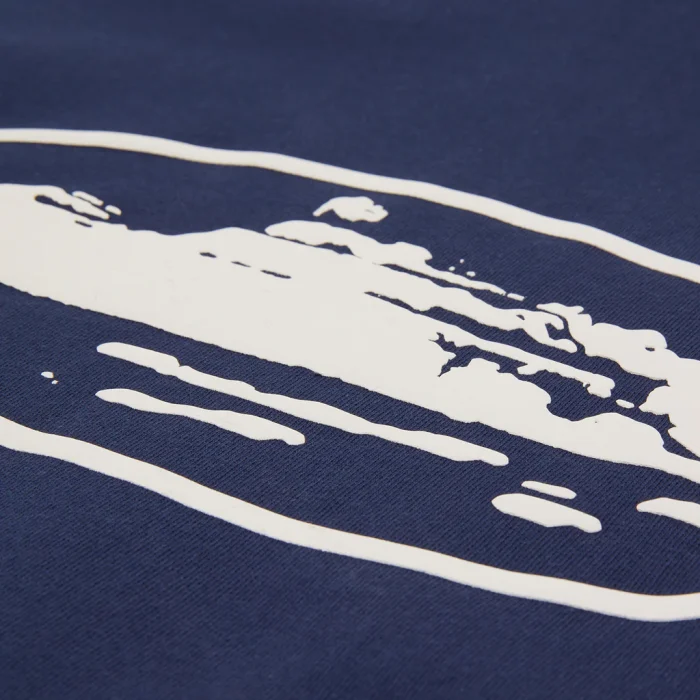 CORTEIZ ISLAND PUFF PRINT ZIP HOODIE [NAVY]