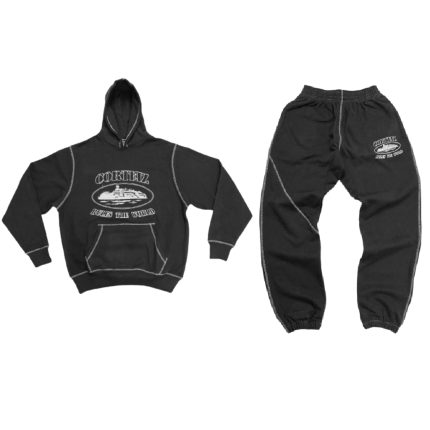 Corteiz Superior – Black Tracksuit