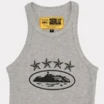Corteiz 4Starz Alcatraz Womens Tank Top Grey
