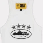 Corteiz 4Starz Alcatraz Womens Tank Top White