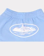 Corteiz Alcatraz Shorts Baby Blue