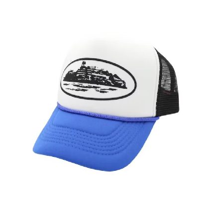 Corteiz Alcatraz TruckerBlack/Royal Hat
