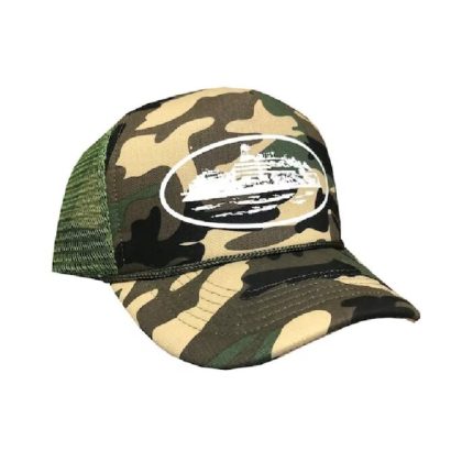 Corteiz Alcatraz Trucker Camo Hat