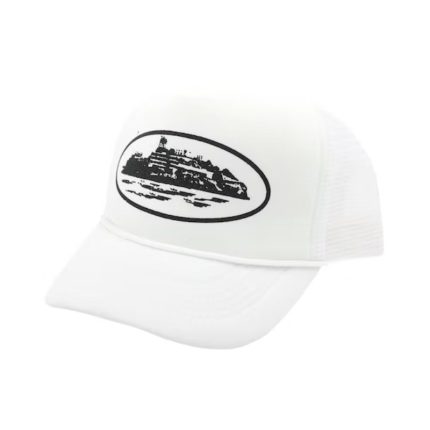 Corteiz Alcatraz Trucker White Hat