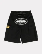 Corteiz Guerillaz 2023* Cargo Shorts Black