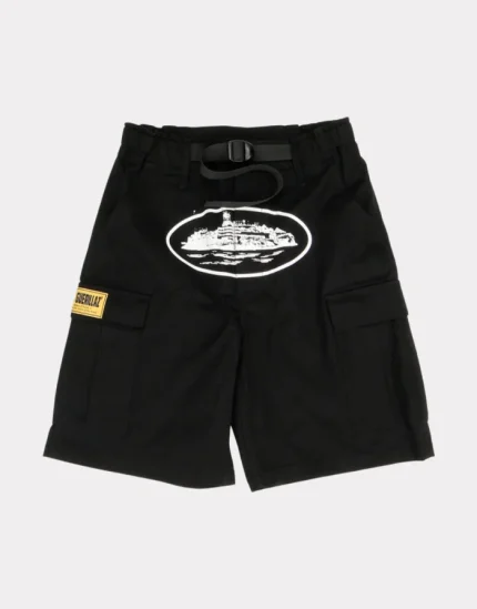 Corteiz Guerillaz 2023* Cargo Shorts Black