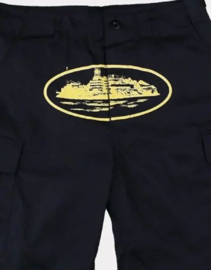 Corteiz Guerillaz 21′ Shorts Black/Yellow