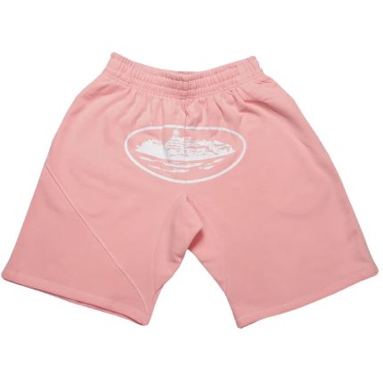 Corteiz Alcatraz Shorts in Baby Pink