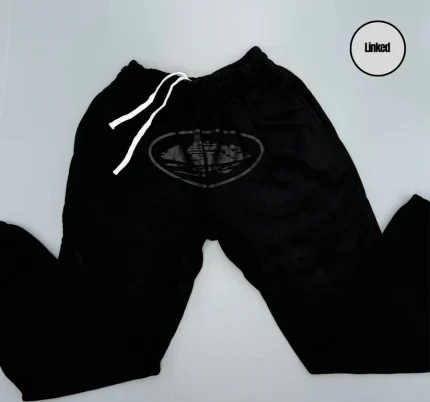 Corteiz Black Joggers