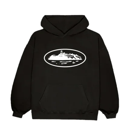 Black Corteiz Alcatraz Hoodie