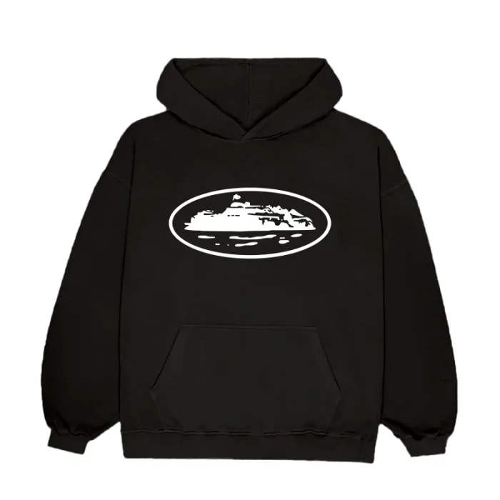 Black Corteiz Alcatraz Hoodie