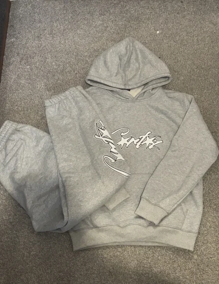 Grey Corteiz Logo Tracksuit
