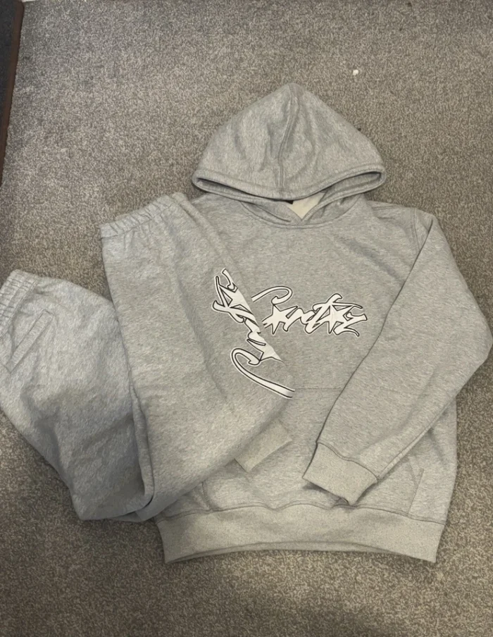 Grey Corteiz Logo Tracksuit