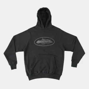 Corteiz Alcatraz Black Hoodie