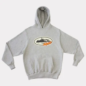Corteiz Aufentic Grey Hoodie